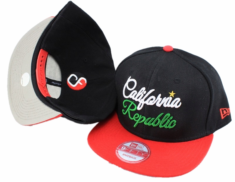 California Republic Snapback Hat #27